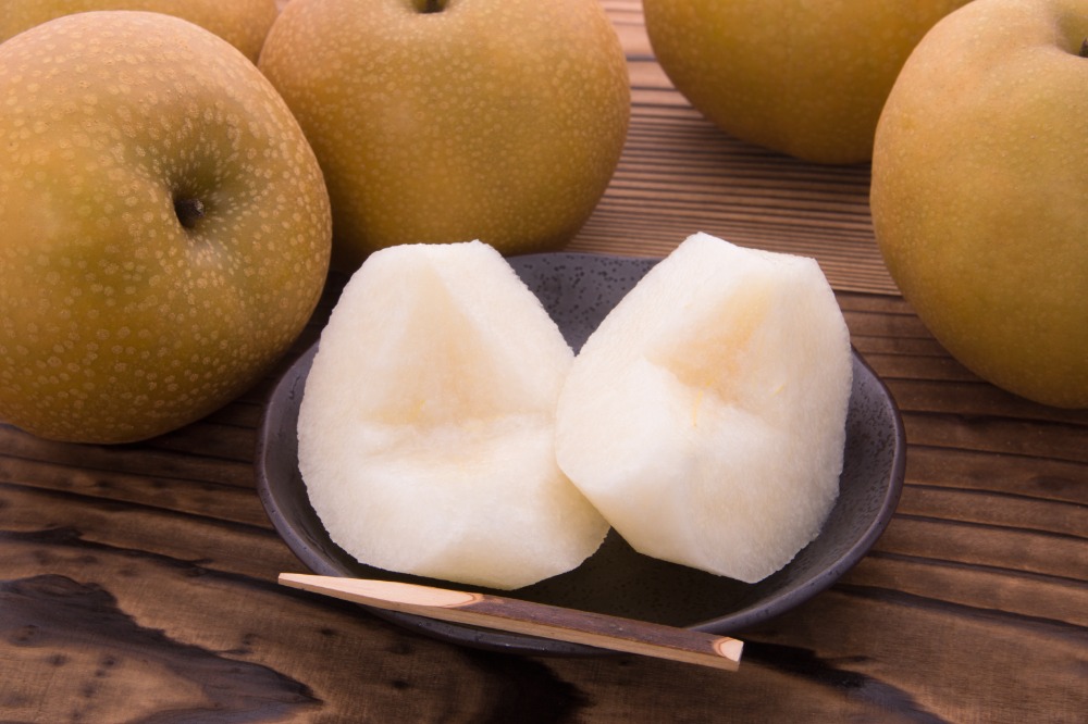 シャキシャキとした食感が特徴の日本梨